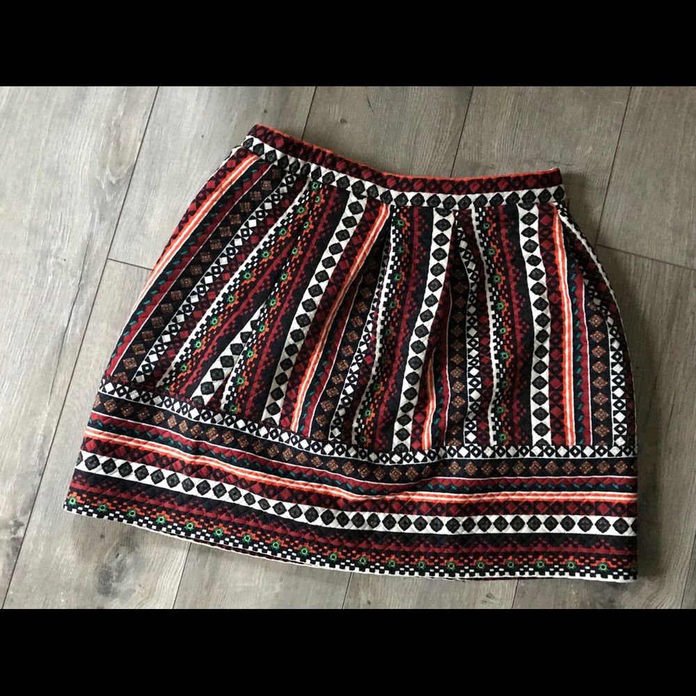 Colorful tribal pattern skirt!!